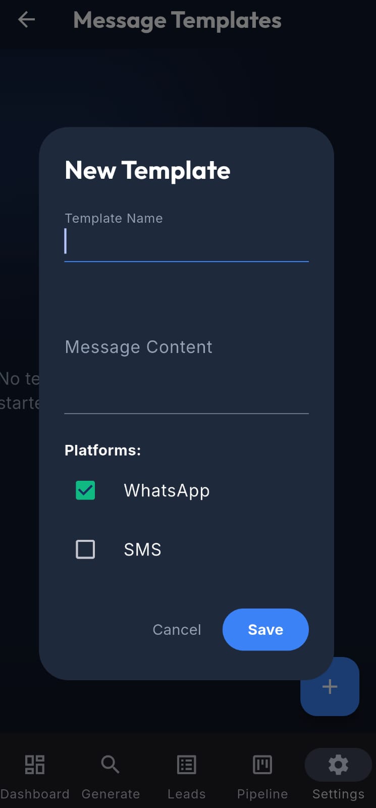 G Leads CRM PRO App Screen 7
